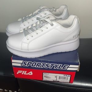 Fila ZMALFI WHITE sneaker Platform womens 8